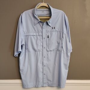 Under Armour Light Blue Short Sleeve Shirt
